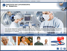 Tablet Screenshot of laparoscopia-robotica.com.br